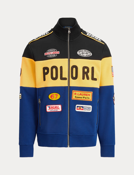 Polo Ralph Lauren Racing Track Jacket, Black