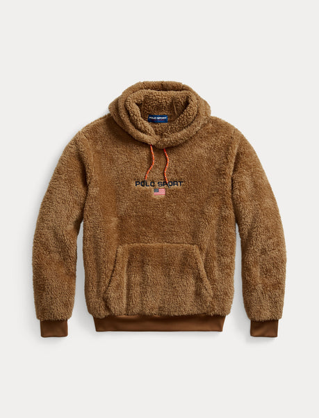Polo Ralph Lauren Polo Sport Pile Fleece Hoodie, Khaki