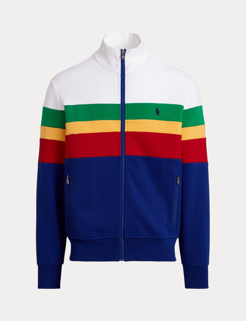 Polo Ralph Lauren Double Knit Track JacketI, White Multi