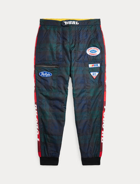 Polo Ralph Lauren Plaid Nylon Racing Pants, Multi