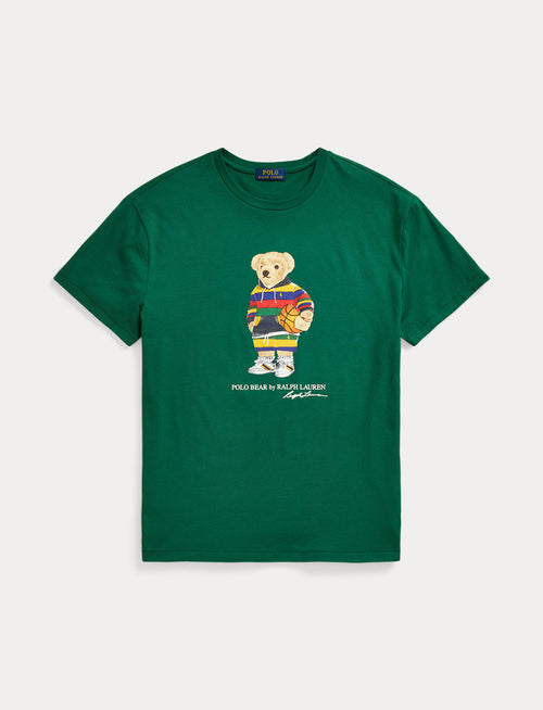 Polo Ralph Lauren Custom Slim Fit Polo Bear Jersey T-Shirt, Green