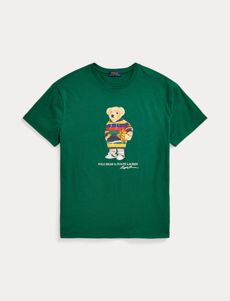 Polo Ralph Lauren Custom Slim Fit Polo Bear Jersey T-Shirt, Green