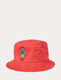 Polo Ralph LaurenBear Bucket Hat, Red