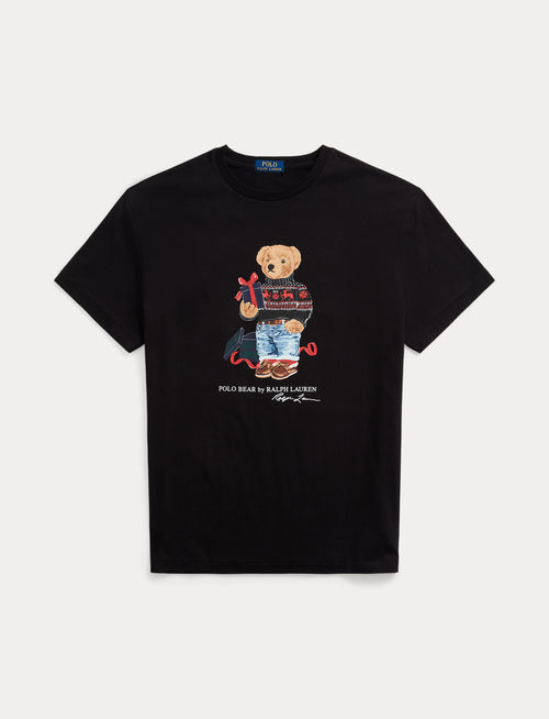 Polo Ralph Lauren Classic Fit Polo Bear Jersey T-Shirt, Black