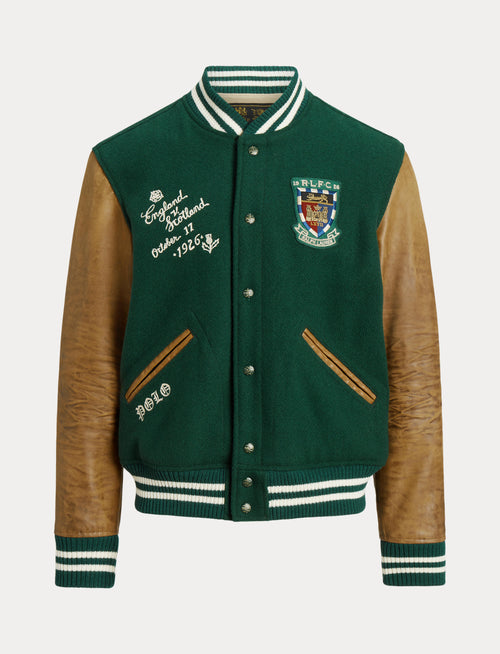 Polo Ralph Lauren Varsity Inspired Jacket, Green