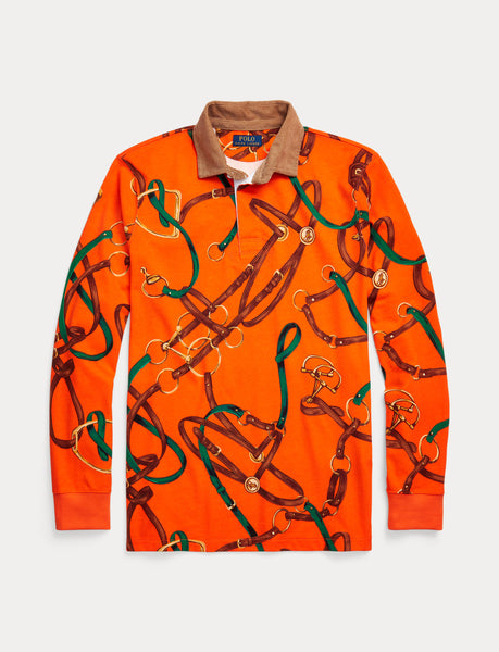 Polo Ralph Lauren Bridle Print Rugby, Orange