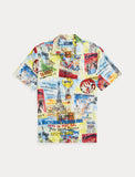 Polo Ralph Lauren Poster Print Camp Shirt, Multi