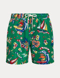 Polo Ralph Lauren 5.75-Inch Traveler Polo Bear Swim Trunk, Multi