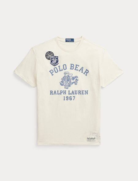 POLO RALPH LAUREN Jersey Hooded T-Shirt, Multi
