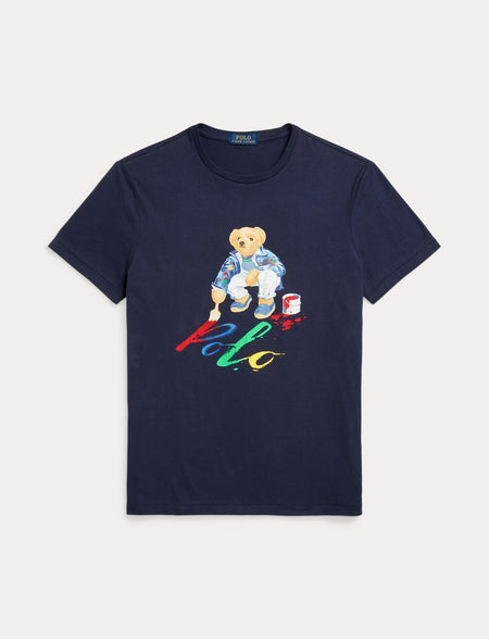 Polo Ralph Lauren ECOFAST Pure Team USA Polo Bear T-Shirt, Navy