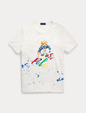 Polo Ralph Lauren Custom Slim Fit Polo Bear Jersey T-Shirt, Nevis Paint