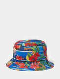 Polo Ralph Lauren Tropical-Print Twill Bucket Hat, Le Grand Blue