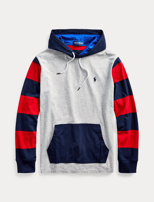 Polo Ralph Lauren Long Sleeve Hooded T-shirt, Grey