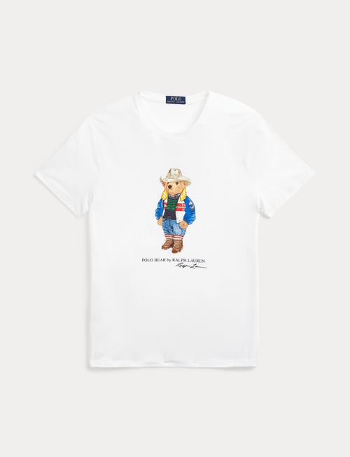 Polo Ralph Lauren Cowboy Bear T-Shirt, White