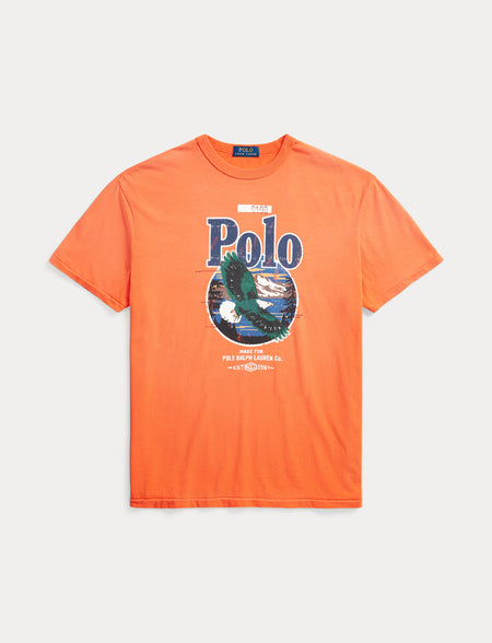 Polo Ralph Lauren 5.75-Inch Traveler Classic Swim Trunk, Orange