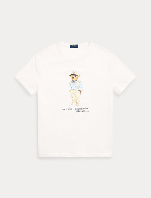 Polo Ralph Lauren Classic Fit Polo Bear Jersey T-Shirt, White