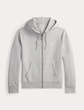 Polo Ralph Lauren Double-Knit Full-Zip Hoodie, Grey