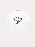 Polo Ralph Lauren Classic Fit Graphic Slub Jersey T-Shirt, White