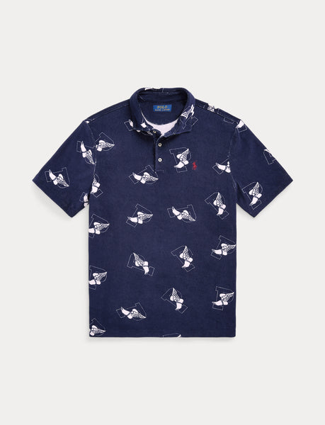 Polo Ralph Lauren Classic Fit P-Wing Terry Polo Shirt, Navy