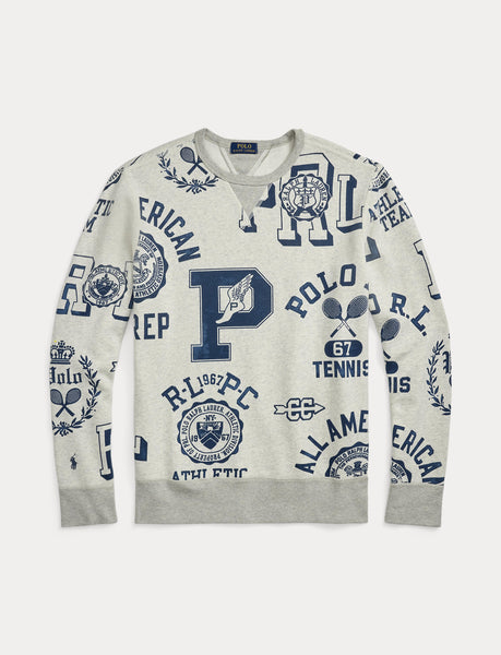 Polo Ralph Lauren P-Wing Fleece Graphic Sweatshirt, Grey