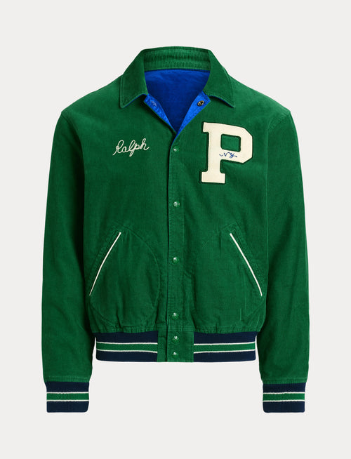 Polo Ralph Lauren Reversible Corduroy Satin Varsity Jacket, Multi