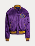 Polo Ralph Lauren Satin Varsity-Inspired Jacket , Purple