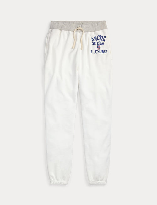 Polo Ralph Lauren Big Fit Fleece Ski-Graphic Sweatpant, Cream