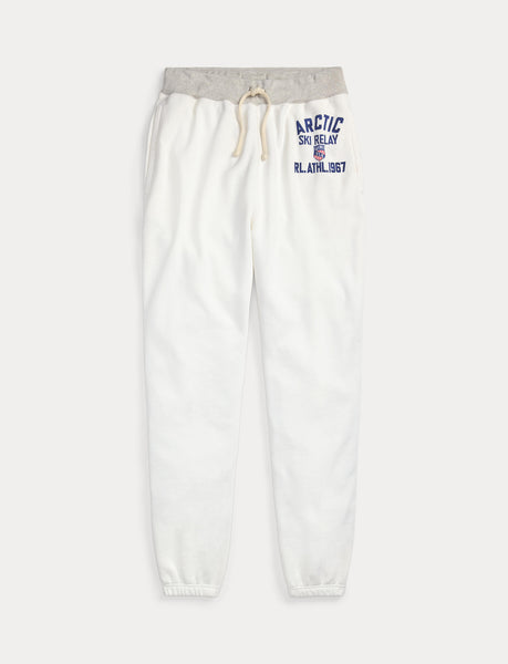 Polo Ralph Lauren Big Fit Fleece Ski-Graphic Sweatpant, Cream