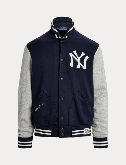 Polo Ralph Lauren New York Yankees Full-Snap Varsity Jacket, Navy