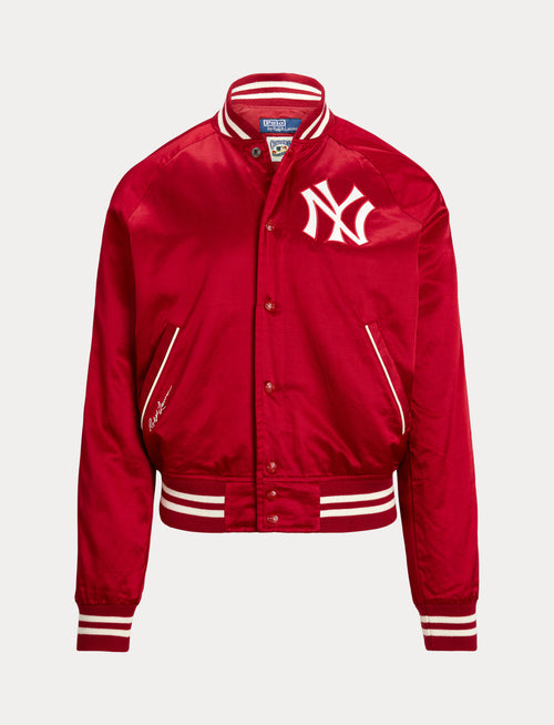 Polo Ralph Lauren Yankees Satin Jacket, Red