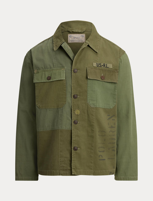 Polo Ralph Lauren Patchwork Field Jacket, Green