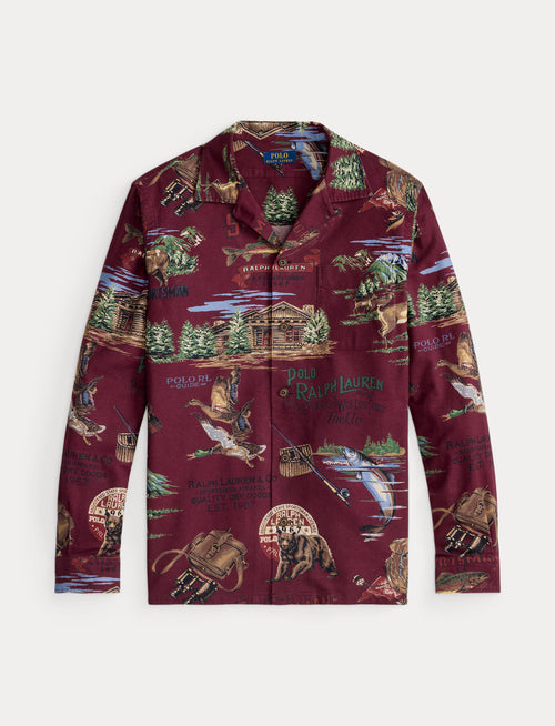 Polo Ralph Lauren Classic Fit Polo Sportsman Camp Shirt, Multi