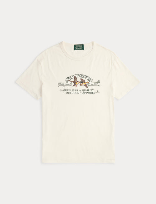 Polo Ralph Lauren Classic Fit Polo Sportsman T-Shirt, White