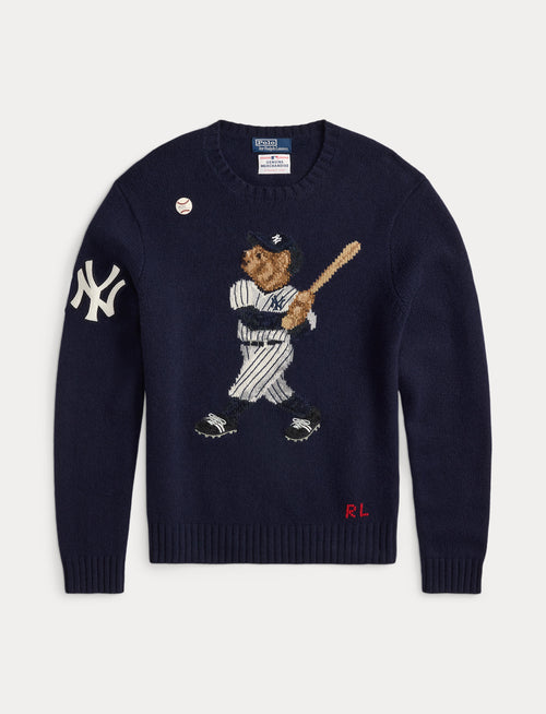 Polo Ralph Lauren Yankees Bear Sweater, Navy