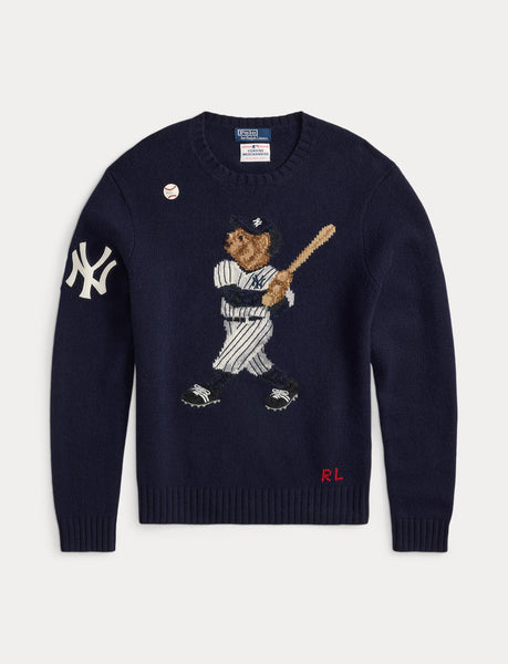 Polo Ralph Lauren Yankees Bear Sweater, Navy