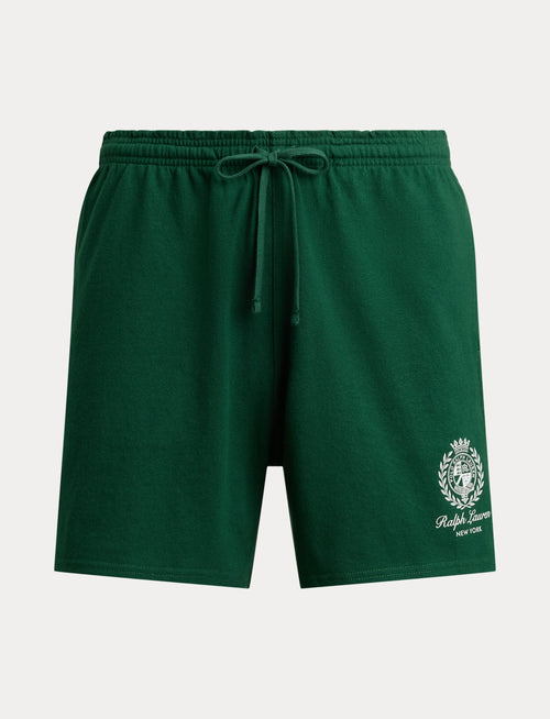 Polo Ralph Lauren 5-Inch Relaxed Fit Jersey Graphic Short, Green