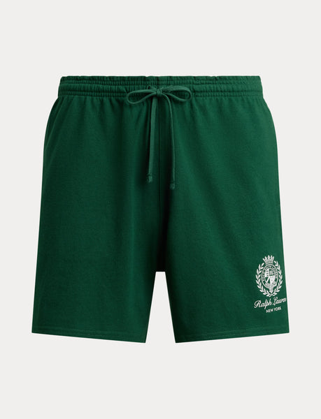 Polo Ralph Lauren 5-Inch Relaxed Fit Jersey Graphic Short, Green