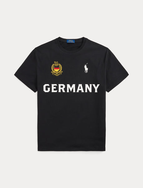 Polo Ralph Lauren Classic Fit Germany T-Shirt, Black