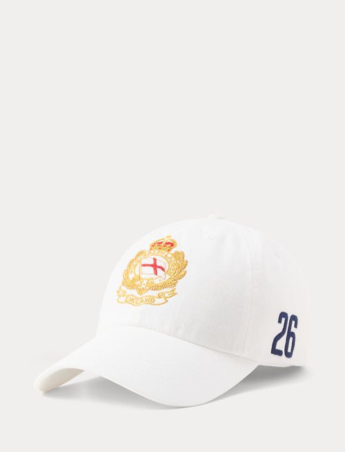 Polo Ralph Lauren England Classic Sport Cap, White