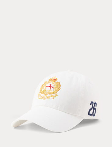Polo Ralph Lauren England Classic Sport Cap, White – OZNICO