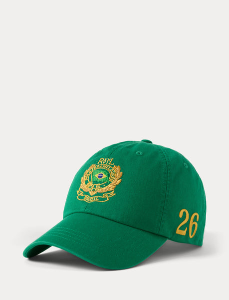 Polo Ralph Lauren Brazil Classic Sport Cap, Green