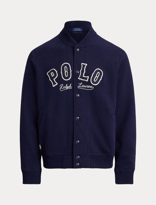 Polo Ralph Lauren RL Fleece Western-Logo Jacket, Navy
