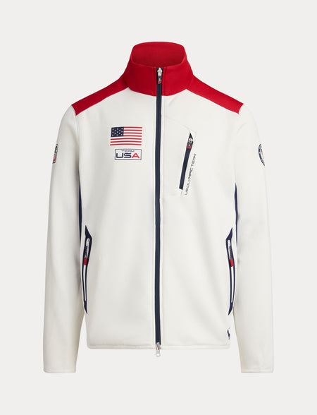 Polo Ralph Lauren Team USA Reversible Jacket, Cream/Royal