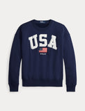 Polo Ralph Lauren Vintage Fit Flag Fleece Sweatshirt, Navy