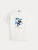 Polo Ralph Lauren Classic Fit Polo Bear Jersey T-Shirt, White