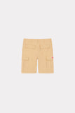 KENZO WORKWEAR CARGO SHORTS, PALE CAMEL