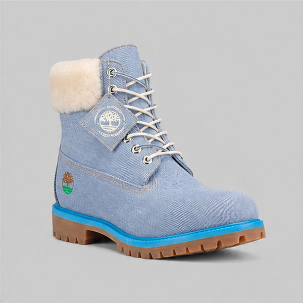 TIMBERLAND X JUST DON 6" Denim Boots (Grade-School), Blue