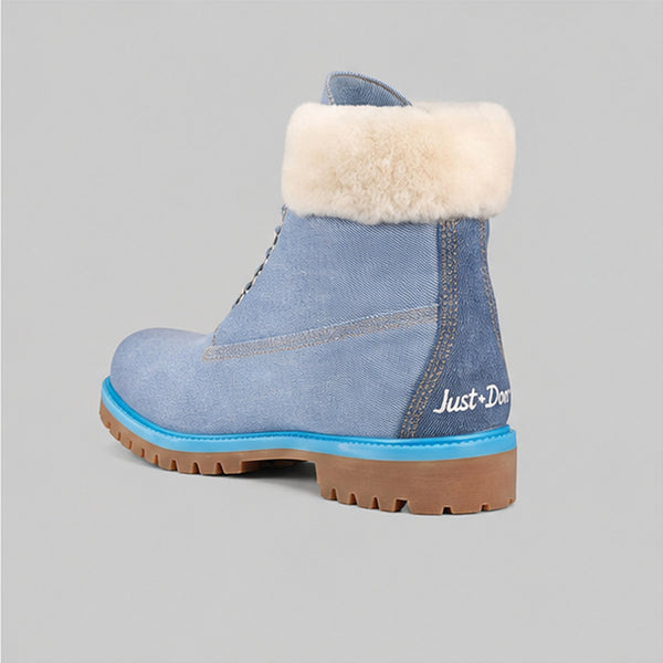 TIMBERLAND X JUST DON 6" Denim Boots (Grade-School), Blue