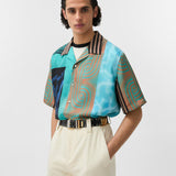Versace  Printed Silk Twill Shirt, Print