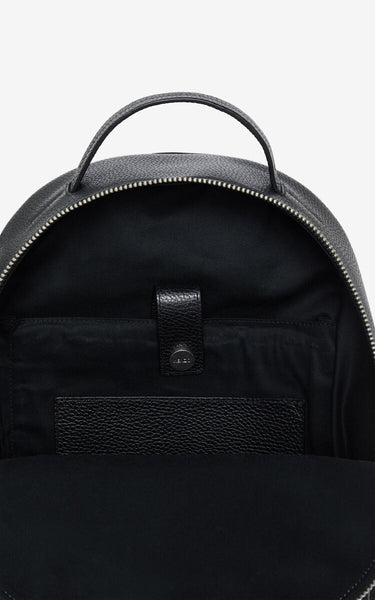 KENZO GRAINED LEATHER BACKPACK Black